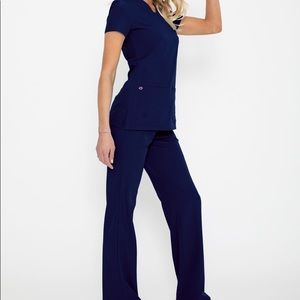 Heart soul women’s navy blue scrubs
